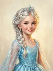 Ice Queen character portrait